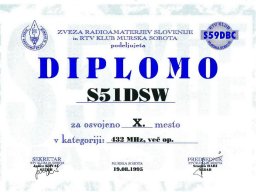 Diplome in plakete